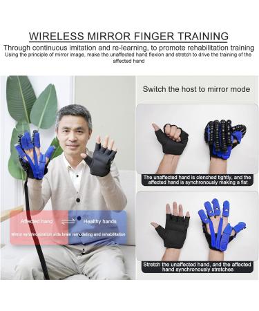 Rehabilitation Robot Gloves Stroke Hemiplegia Rehabilitation Training Equipment Finger Straightening Brace Guard Protector for Long-Term Relief(Size:S Code Color:Left Hand) S code left hand - Buy Online on GoSupps.com