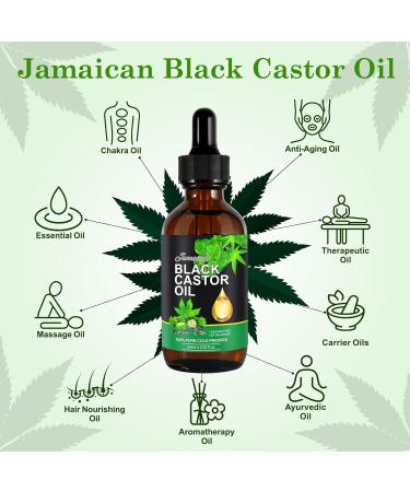 Jamaican Black Castor Oil 120ml - Cold-Pressed Hair Growth & Skin Oil | Bio-Citinous For Body Face Nails & Eyelashes - 1 Pack - Buy Online on GoSupps.com