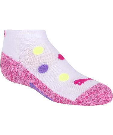 PUMA Kids' 6 Pack Low Cut Socks 7-8.5 - Bright Combo | Comfortable and Durable - Buy Online on GoSupps.com