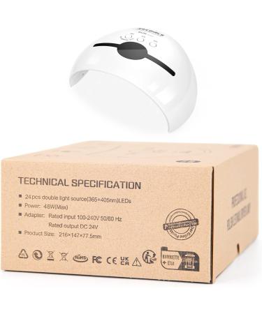 Buy Nailgirls 48W UV LED Nail Dryer - Smart Timer & LCD Display for Gel Nails | Best Nail Lamp for Home & Salon - Buy Online on GoSupps.com