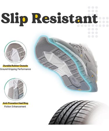 FitVille Extra Wide Walking Shoes for Men - Arch Support Sneakers for Flat Feet - Heel Pain Relief - 10.5 Wide - Black - Buy Online on GoSupps.com