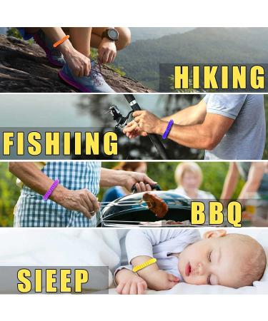 48 Pack Waterproof Mosquito Bracelets and Citronella Patches - Deet Free Bands for Kids and Adults - Perfect for Outdoor Hiking - Individually Wrapped - Buy Online on GoSupps.com