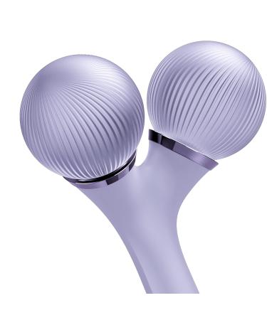Geske SmartAppGuided 4-in-1 Sonic Facial & Body Roller | Professional Dermaroller Device for Face & Body | Enhance Your Skin Care Routine | Purple Design - Buy Online on GoSupps.com