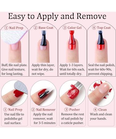 Hot Pink Nail Polish - Pearl Rose Red Nail Vanish - 12ml Bright Pink Glitter Quick Dry Nail Lacquer Holographic Quick Dry Shimmer Long-lasting Glossy Nail Art Varnish Pearl Pink - Buy Online on GoSupps.com