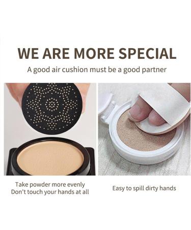 LXZJJM Mushroom Head Air Cushion Air Cushion Eyebrow Cream Small Mushroom Air Cushion Cream concealer Moisturizing Long lasting Skin Brightening Moisturizing BB Cream (02#Natural color) - Buy Online on GoSupps.com