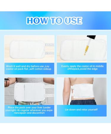 SHCHME Castor Oil Pack for Kids Organic Castor Oil Pack Warp for Liver Detox Reusable and Washable Castor Oil Pack Compress with Zipper andStorage Bag for Kid (Oil Not Included) (for Kids) - Buy Online on GoSupps.com