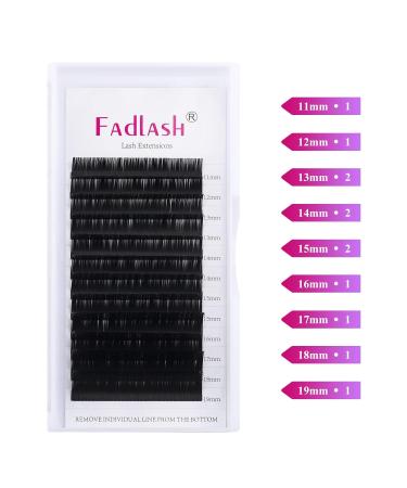 Buy Individual Classic Eyelash Extensions 0.15mm D Curl Mix (11-19mm) - Professional Natural Black Lashes for Stunning Eyes - Buy Online on GoSupps.com