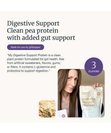 Nuzest Bethany's Pantry Digestive Support Protein - Probiotics for Digestive Health Clean Lean Protein - Premium Vegan Pea Protein Powder Plant Based - 20 Servings 1 Pound (Pack of 1) - Vanilla - Buy Online on GoSupps.com