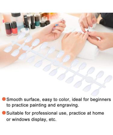 Fold Without Trace Manicure Color Card Nail Color Card Smooth Surface Waterproof And Lightweight for Home Beauty Salon Transparent color - Buy Online on GoSupps.com