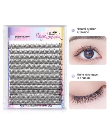 Natural C Curl Individual Lashes 11-14mm | DIY Eyelash Extension Clusters A2 | False Lashes Extension - Buy Online on GoSupps.com