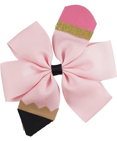 Bows for Girls - Non-slip Hair Clips for Girls | Hairpins with Sturdy Grosgrain Ribbon Bows Toddler Hair Clips Bows for Girls Pink - Buy Online on GoSupps.com