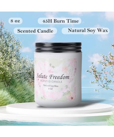 Rose Aromatherapy Candle - 8 Oz Soy Wax | 45-Hour Burn | Perfect Gift for Birthdays Thanksgiving Christmas & Valentine s Day - Buy Online on GoSupps.com