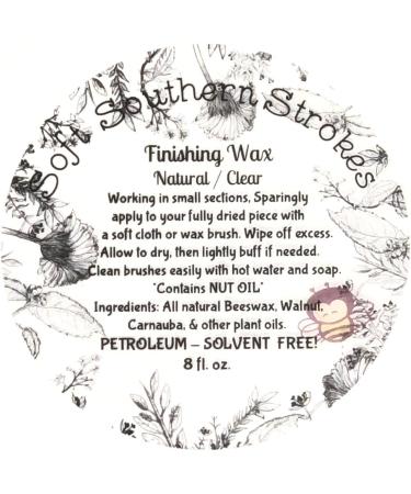 Clear Soft Finishing Wax for Chalky and Milk Painted Furniture | Eco-Friendly Beeswax Blend | Matte Finish 8 oz - Buy Online on GoSupps.com