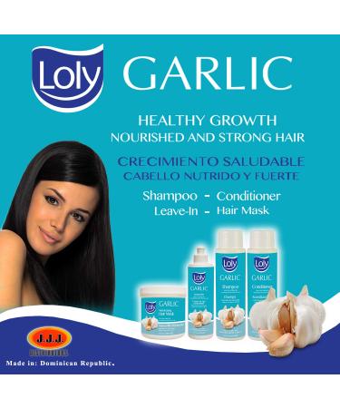Loly Garlic Leave-In 8 oz | Nourishing Hair Care for All Hair Types | International Shipping Available - Buy Online on GoSupps.com