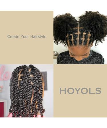 600pcs Medium Black Hair Rubber Bands for Kids No Damage Ponytail Holders by HOYOLS - Buy Online on GoSupps.com