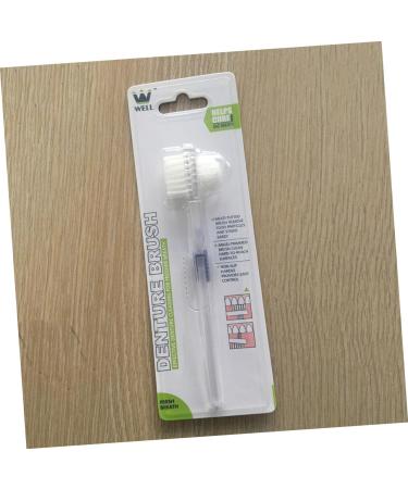 Buy Minkissy Double-Sided Toothbrush for Dentures - Effective Cleaning Brush with Plastic Handle | International Shipping Available - Buy Online on GoSupps.com
