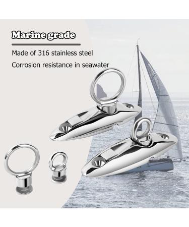 Quick Release Fender Hanger 316 Stainless Steel | Pack of 2 | Marine Pontoon Boat Top Hinges Swivel Side Mount Hinges - Buy Online on GoSupps.com