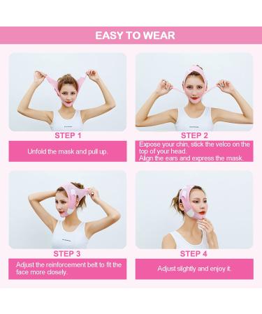 Double Chin Reducer & Face Slimming Strap | V Shaped Mask Eliminator for Women | Anti-Wrinkle Lifting Bandage & Skin Tightening Belt - Buy Online on GoSupps.com
