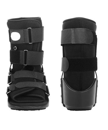 Jewlri Short Air Walker Fracture Boot - Large, Inflatable, Aluminum Brackets - For Broken Foot Fractures & Sprains - Left/Right Ankle Protection - Buy Online on GoSupps.com