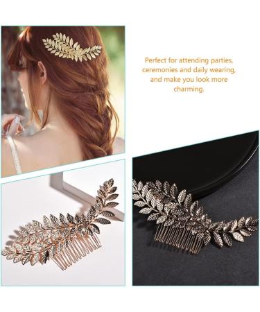 FRCOLOR Comb Bridal Headpiece Leaf Decor Wedding Hair Accessories Bride Headband Bride Hair Accessories Wedding Bridal Headband Women Hair Accessories Hair Accessories for Women Zinc Alloy - Buy Online on GoSupps.com