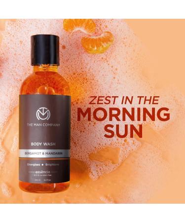 The Man Company Body Wash With Bergamot & Mandarinshower Gel For Glowing & Brightening Skinlong Lasting Fragrance & Paraben-Free - 250 Ml - Buy Online on GoSupps.com