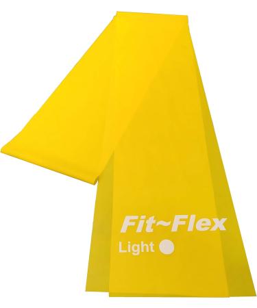 Fit-Flex Resistance Band - 2m Length - 3 Flex Options - Yellow - Buy Online on GoSupps.com
