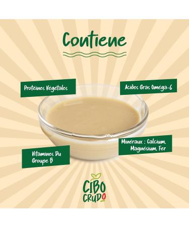 Organic Sesame Tahini - 250 g. Tahin for Chickpea Hummus from Sesame Seeds. Contains Vitamins Protein Fiber and Antioxidants. - Buy Online on GoSupps.com