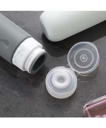 Gemice Travel Bottles - TSA Approved Leak-Proof BPA-Free Travel Container for Shampoo & Lotion - Refillable Gray Liquid Accessories - Buy Online on GoSupps.com
