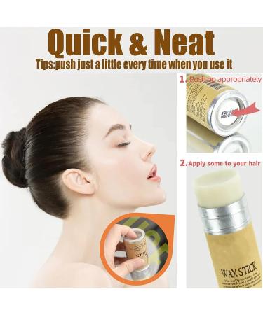 Rosarden Hair Wax Stick for Fluffy Hair - Flyaway Tamer Styling Cream 2.7 Oz - Buy Online on GoSupps.com