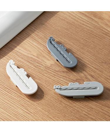 Crocodile Toothpaste Squeezer - Manual Toothpaste Roller Squeezer | 3 Reusable Toothpaste Clip Squeezer For Paint Tubes Gels Lotions | Toothpaste Tube Squeezer For Kids Adults - Buy Online on GoSupps.com