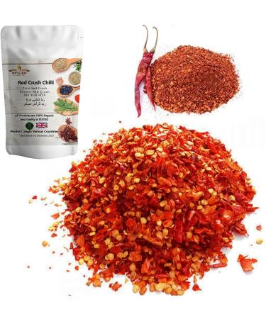 Organic Dried Red Hot Chilli Flakes - BBQ Rub Seasoning - 1kg - Buy Online on GoSupps.com