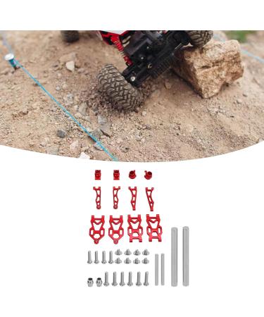 Upper Lower Suspension Arms Easy Installation Replacement Parts RC Suspension Arm Kit Standard Size with Steering Cups for 16101PRO 16102 16103 16201 (Red) - Buy Online on GoSupps.com
