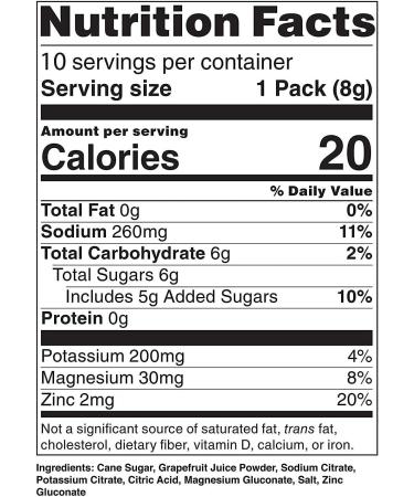 Hydrant Hydrate Electrolyte Powder Stick Packs - Rapid Hydration Mix (Grapefruit, 10 Pack) - Buy Online on GoSupps.com