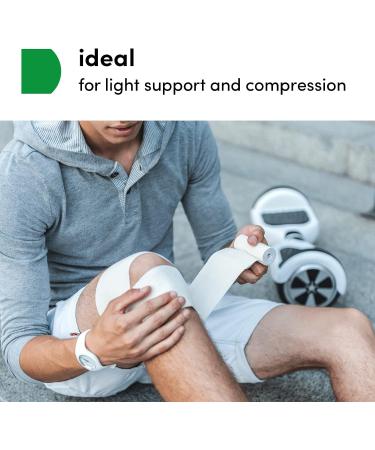 Medrull Universal Elastic Bandage - 10cm x 4m 5 Pieces - Air-Permeable Stretched Light Bandage with Clips - International Shipping Available - Buy Online on GoSupps.com