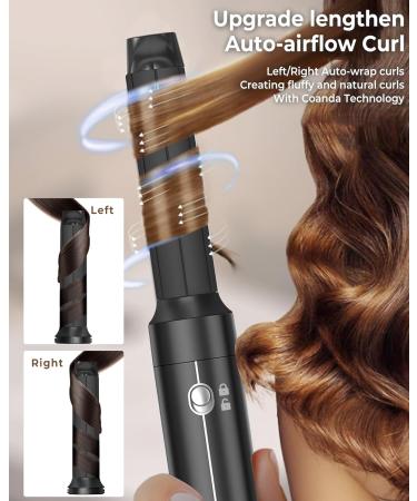 Air Styler 7 in 1: High-Speed 11000 RPM Hair Dryer & Warm Air Brush Set with 7 Attachments for Drying Smoothing Curling & Volume | Ions Care & Scalp Massager - Black - Buy Online on GoSupps.com