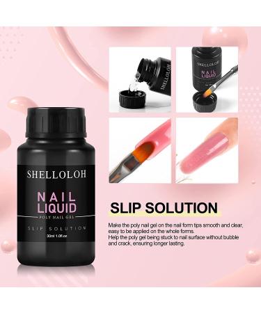 Poly Nail Gel Kits - 10 Colors Poly Nail Kit with UV Light Starter Set for DIY Nail Art - KIT 002 - Buy Online on GoSupps.com