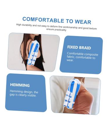 1pc Humerus Fixation Strap - Broken Arm Sling & Humeral Brace for Shoulder Joint Support | Medical Steel Plate - 34x15x2cm Blue - Buy Online on GoSupps.com