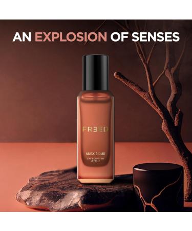 FREED Musk Bomb EDP Perfume for Women 20ml | Vanila Amber Violet Jasmin and Patchouli | Intense & Long Lasting Musky Eau De Parfum | Best Gift for Women - Buy Online on GoSupps.com