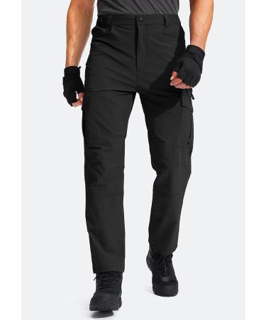 G Gradual Men's Ripstop Tactical Cargo Pants | Waterproof Stretch Hiking Pants for Men - Black, Large - Buy Online on GoSupps.com