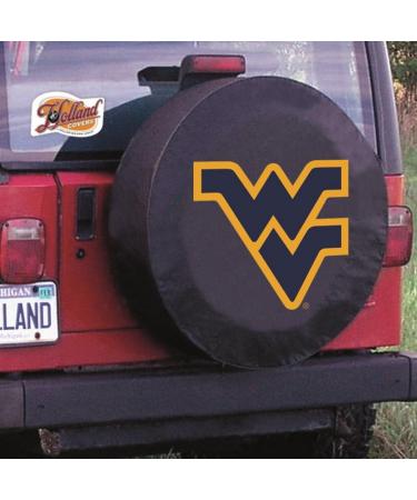 NCAA West Virginia Mountaineers Black Tire Cover - 29 x 8 inches - Buy Online on GoSupps.com