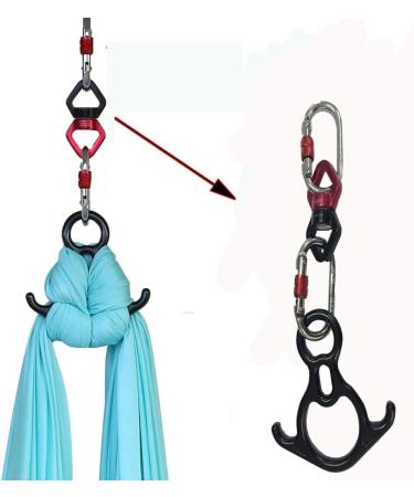 F.Life Aerial Silk Hardware Kit - Heavy Duty 30 kN Rescue Figure 8 & 30 KN Swivel & 25 KN Steel Carabiners - Yoga Hammock Rigging Set - Buy Online on GoSupps.com