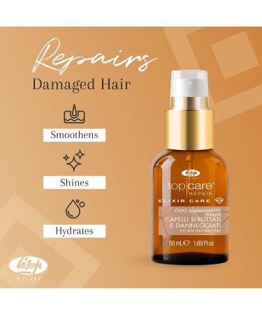 Lisap Top Care Repair Elixir Hair Oil - Nourishing, Smoothing & Hydrating - 1.69 fl oz - Buy Online on GoSupps.com