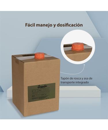  INTERCABO Organic shower gel refill in a "bag-in-box" - moisturizing and green tea scented shower gel 5L. Eco-friendly packaging with a carrying handle. Save money and the environment. - Buy Online on GoSupps.com