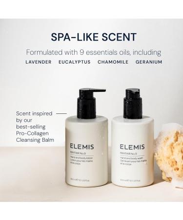 ELEMIS Mayfair No.9 Hand & Body Wash Cleanses Hydrates and Refreshes 95% Biodegradable PEG- and SLS-Free Refillable + Recyclable Bottle 300ml 1 Fl Oz (Pack of 1) - Buy Online on GoSupps.com