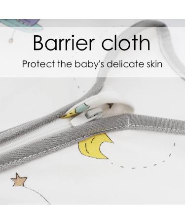 ZIGJOY 100% Cotton Sleeveless Baby Sleep Bag 1.0 Tog | Space Alien Design | 2-Way Zipper | Newborn 8-12 Mon | 9-12 Months - Buy Online on GoSupps.com