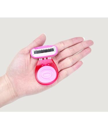 Mini 5 Blade Women's Disposable Razor with Travel Case - Extra Smooth Shaving for Personal Hygiene on the Go - Buy Online on GoSupps.com