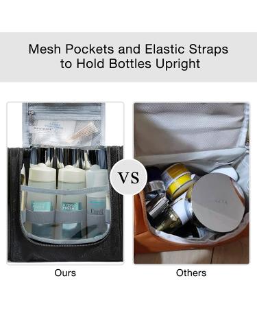 Large Hanging Toiletry Bag for Travel | Water-Resistant Cosmetic Organizer by BAGSMART | Extra-Large Capacity | Black - Buy Online on GoSupps.com