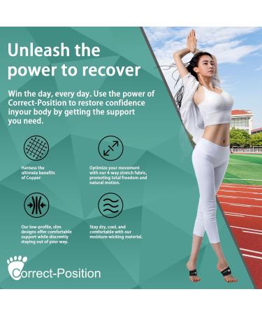 Correct-Position Arch Support Braces - Pain Relief for Plantar Fasciitis Flat Feet & High Arches (1 Pair Nude) - International Shipping Available - Buy Online on GoSupps.com