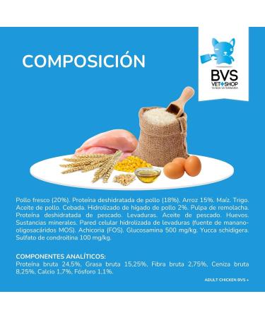BARAKALDOVET Alimento Adult Chicken Barakaldo Vet Shop - 3 kg - Buy Online on GoSupps.com