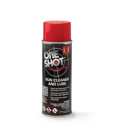 Hornady One Shot Gun Cleaner and Case Lube, 10 oz  Aerosol Dry Lube, with DynaGlide Plus  Clean, Non-Sticky and Easy to Use  Contains No Petroleum, Won't Contaminate Powder or Primers
